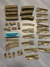 Märklin H0 circa 120 pz binari, scambi, blocchi di rimbalzo raccolta binari a M per hobbisti