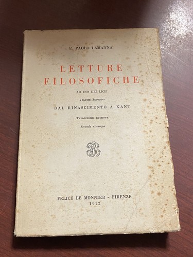 Lettere filosofiche lamanna - lettere, p.lamanna