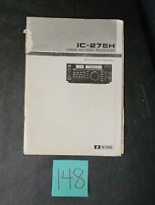 Icom IC-275H Ricetrasmettitore ALL MODE Manuale Istruzioni ORIGINALE
