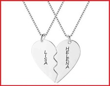Cuore ciondolo spezzato - cuore,