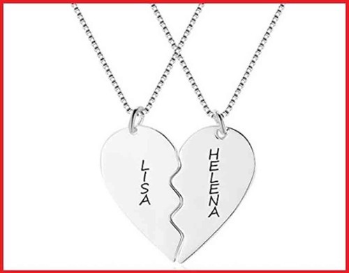 Cuore ciondolo spezzato - cuore,