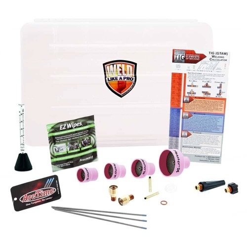 Kit gas lens - gas, arc-zone