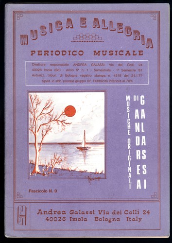 Musica allegria - musica, n.9