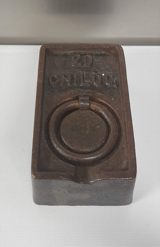 Antico peso ghisa ferro - peso,