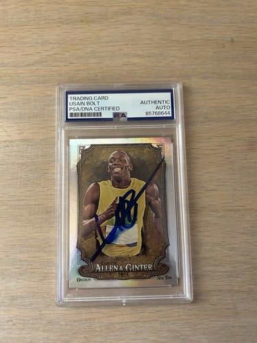 Carta firmata usain - carta,
