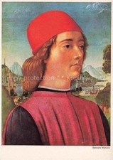MAINARDI Bastiano cartolina artistica ritratto 