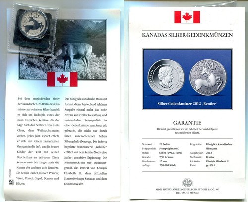 Dollari canada 2012 - 20, argento