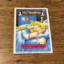 ? Sgorbions Italy RITA MARCITA Garbage Pail Kids FIGURINA 1985 Vintage