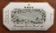 Une étiquette de champagne