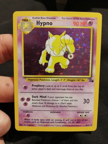 Pokemon hypno fo fossil - fo,
