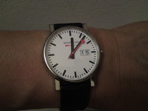 Orologio mondaine ferrovie - orologio,