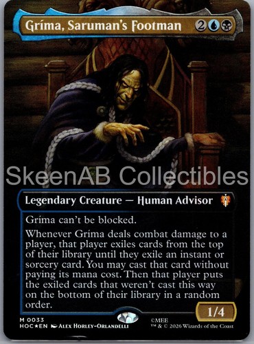Mtg skeenab grima saruman s - mtg,