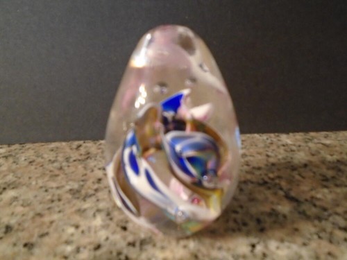 Paperweight egg shaped art - ,