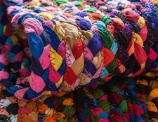 Tappeto cotone runner fatto a