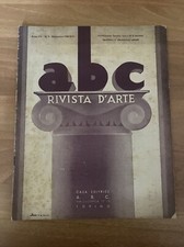 ABC rivista d'arte n.9 settembre 1938 