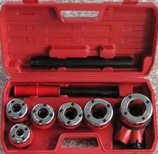 SET FILIERE FILIERA PER TUBI COMPLETA 7 PZ tubi zincati innocenti