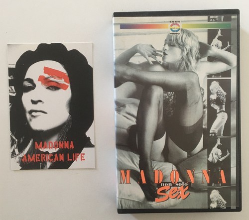Madonna non solo sex vhs - madonna, +