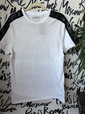 NWT GUESS Men's White Tape
