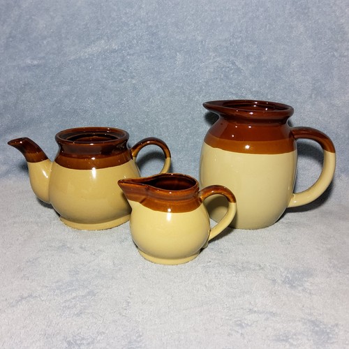 Set teiera brocca cremoso