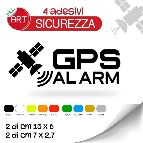 Adesivi gps alarm antifurto - adesivi,