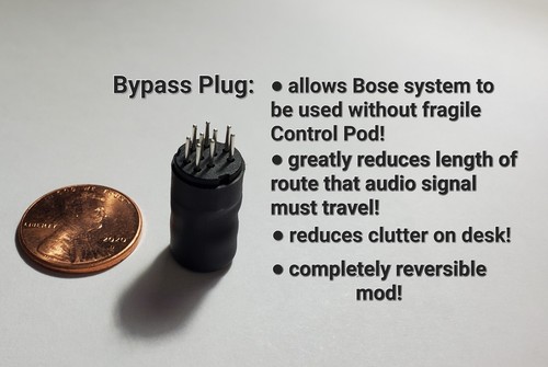 Control pod bypass plug - bypass, bose