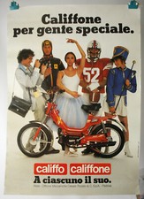 POSTER MOTO VINTAGE ANNI 80