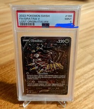 pokemon card giratina v alternative art italiano psa 9