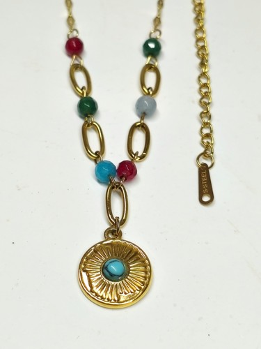 Collana acciaio - collana, in