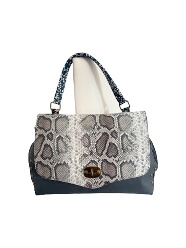 Borsa donna vera pelle postino - donna,