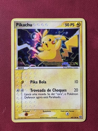 Pikachu esmeralda - pikachu,