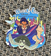 Spilla campana Disney DCA World of Color agente di viaggio Scar Crush Pocahontas TInker