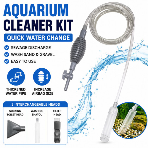 Kit pulitore acquario pesci - pulitore,
