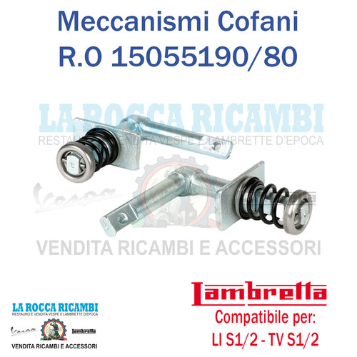 Meccanismi chiusura cofani - meccanismi,