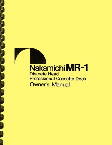 Nakamichi cassette deck 3 - deck,