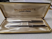 Set Paper mate Penna Sfera E Portamine Colore Argento Papermate
