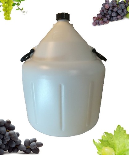Damigiana plastica litri 53 - plastica,