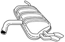 105 cv Silenziatore posteriore