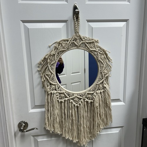 Specchio boho macramè - , da