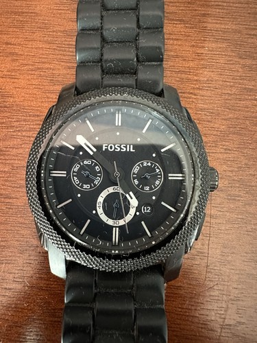 Fossil watch men black - men,
