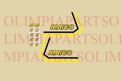 Maico 250 adesivi - maico, mc