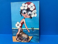 CARTOLINA BAMBINI CON OCCHI MOBILI VG...