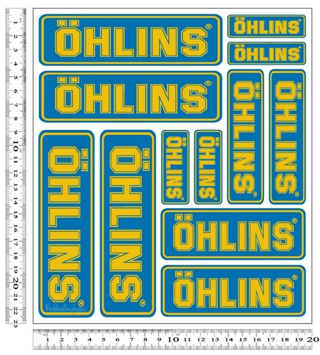 Adesivi stiker ohlins - adesivi,