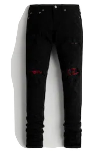 Jeans skinny impilati patch
