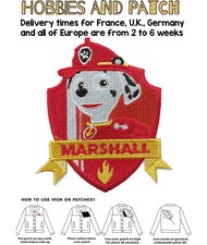 patch marshall paw patrol pat patrouille toppa termoadesiva cartoon badge iron