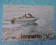 BROCHURE PUBBLICITARIO TONNETTO "V" FOGLIO FRONTE RETRO TIPO LUCIDO 30x21cm