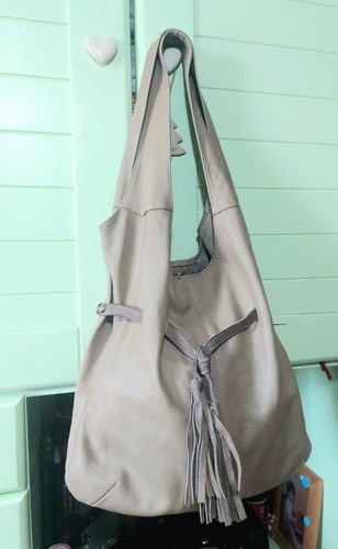 Borsa vera pelle - vintage, made