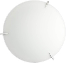 NLI Plafoniera in Vetro Bianco