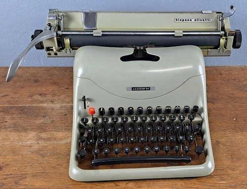 Máquina escribir hispano - de,
