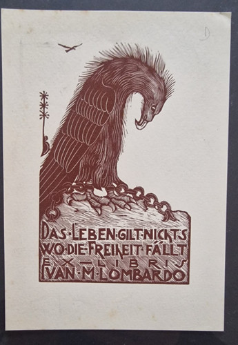 Bruno osimo ex libris - ex,