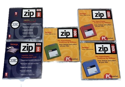 Lotto zip disk iomega - 5,